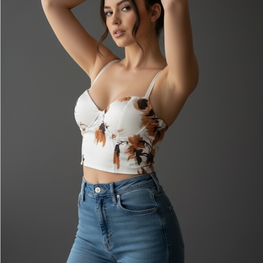 Floral Print Women's Top
